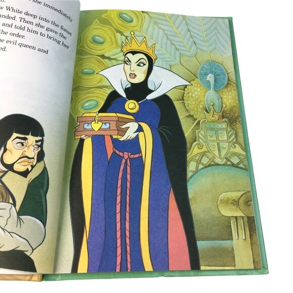 Snow White and the Seven Dwarfs Grolier 1994 Hardcover Book Disney Vintage u - Picture 8 of 12